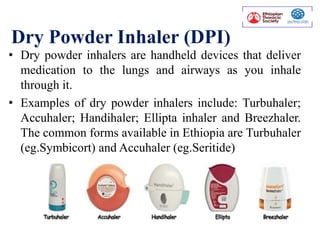 Air Inhaler Examples Epidemiology, pathogenesis of asthma(1).pptx
