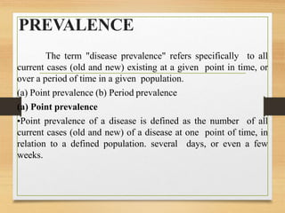 introduction to epidemiology community health nursing | PPTX
