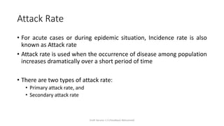 Epidemiology v1.3 unit 3 | PDF