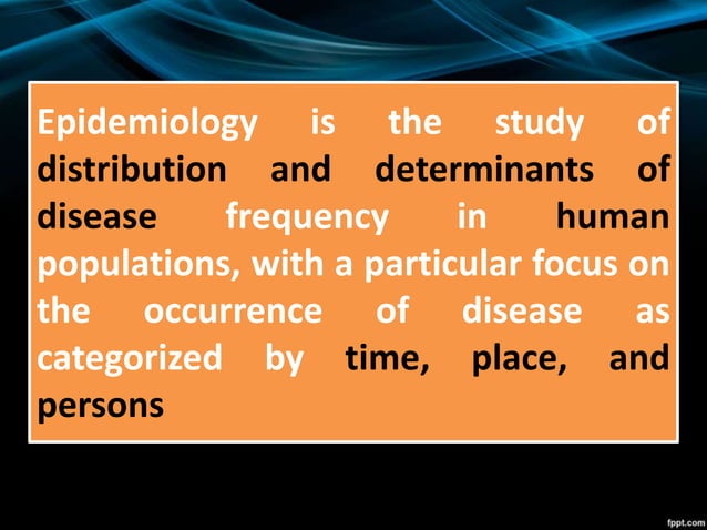 Epidemological studies | PPTX | Medical Health