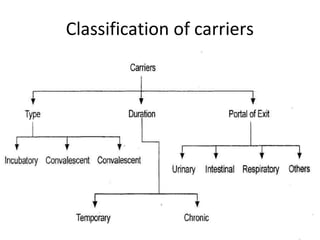 Classification of carriers
 