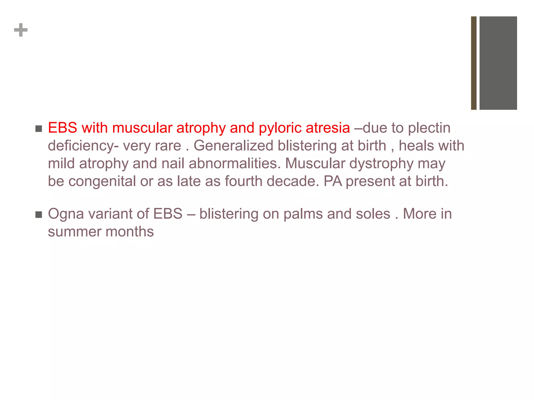 Epidermolysis bullosa | PPTX | Skin and Dermatology | Diseases and ...