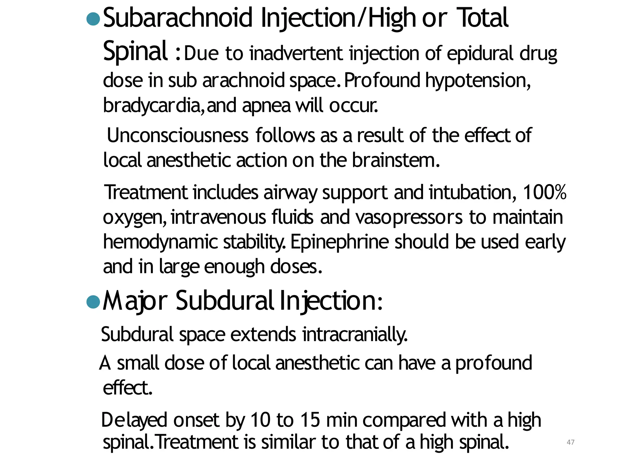 Subdural Injection Anesthesia EPIDURAL PPT.pptx