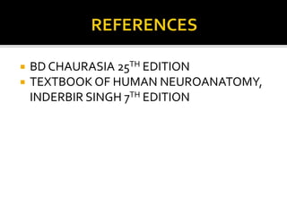  BD CHAURASIA 25TH EDITION
 TEXTBOOK OF HUMAN NEUROANATOMY,
INDERBIR SINGH 7TH EDITION
 