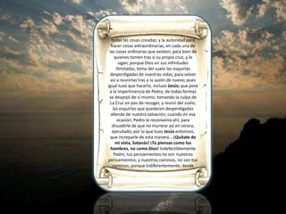 para que él y sus ángeles nos guardensiempre, el camino; que la autoridad absolutadel Verbo, en el amor del Espíritu Santo; trazade conformidad, con tu santa voluntad permisiva; donde asíobserva tras la senda sobre mí, en este día; el guardián que protege a ultranza, tus designios en la paciencia; mas al Ángel de Yahvé en cada uno hoy, detrás nuestro; para que Él y su recabada, omnipresencia; nos ayude siempre y en todo lugar, en todas las cosas; mas nos guarde y nos guíe así:Ángel de Mi Guarda, de mi dulce compañía; no me desampares ni de noche, ni de día; porque sin Ti, yo me perdería; mas guárdame en Ti, la esperanza de un nuevo día; donde todas las cosas en mí sean hechas nuevas cada día, tras La Palabra;la autoridad absoluta del Verbo que por mi boca, dirime el poder creador de Dios; concatenado toda vez tras la absolución de Cristo, sobre mí en este día; a la restitución de una comunión, que con El Espíritu Santo; la autoridad absolutadel Verbo me envía hoy a mí, así: “Vete en paz y no peques más”.