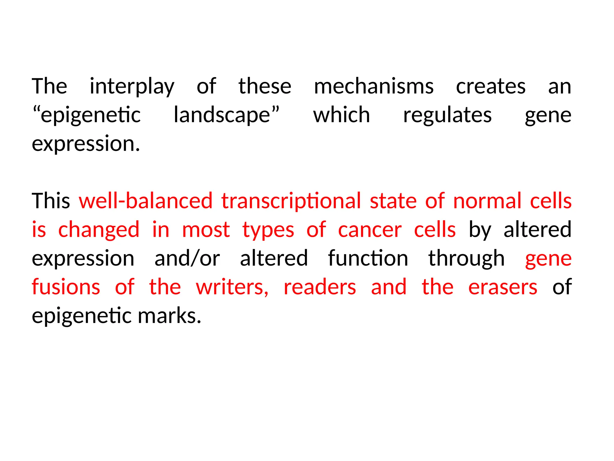 Epigenetics and its role in cancer biology | PPTX