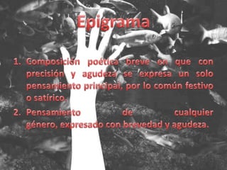 Epigrama | PPTX
