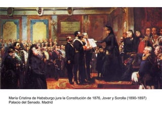 Tema 12.6: La Regencia de la María Cristina de Habsburgo | PPT