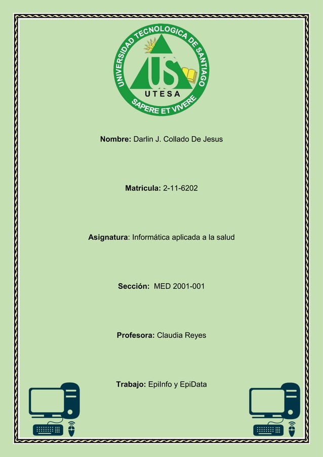 Epi info, epidata. PDF