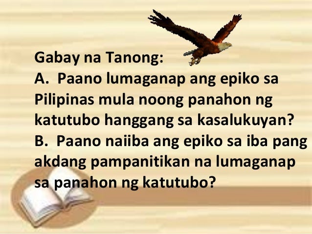 Paano Lumaganap Ang Epiko Sa Pilipinas - kalye epiko