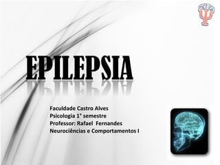 Faculdade Castro Alves Psicologia 1° semestre Professor: Rafael  Fernandes Neurociências e Comportamentos I 