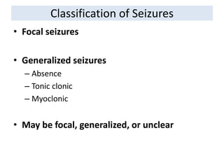 Management of Epilepsy, GTCS, | PPTX