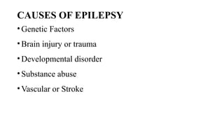 INTRODUCTION TO EPILEPSY ON FIRST AID MANAGEMENT | PPTX