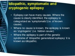 Epilepsy in elderly