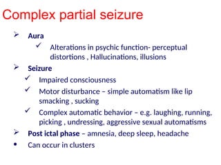 Psycic Functioning Epilepsy power point presentation.read it | PPT