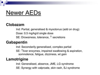 pediatrics. epilepsy and seizures in children 8.ppt