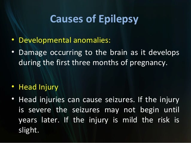 Epilepsy and its causes