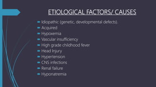 seizure / Epilepsy - Neurological Disorder | PPTX