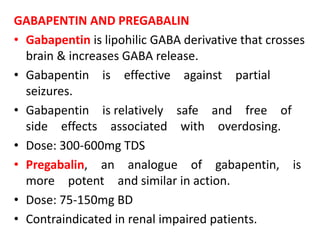 gabapentin gaba analogue