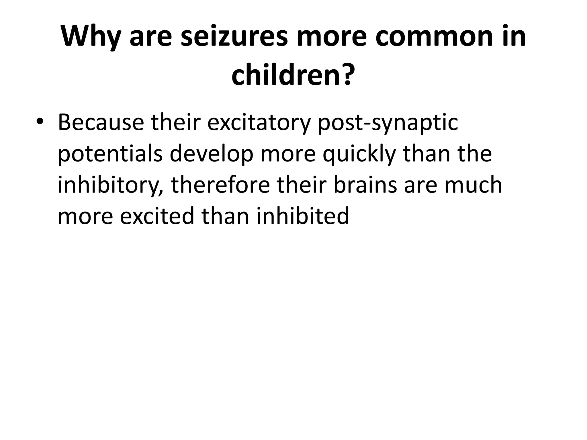 Epilepsy and seizure disorders in children | PPTX