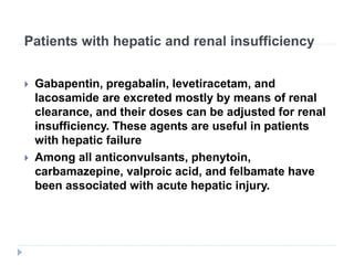 gabapentin in liver failure