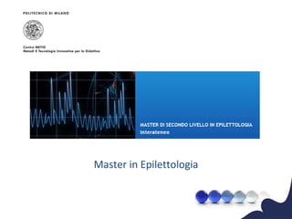 Master in Epilettologia 
