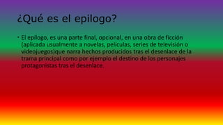 Epilog prologo | PPTX