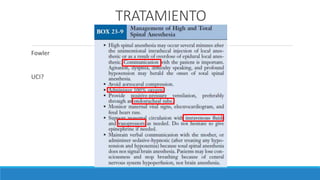 TRATAMIENTO
Fowler
UCI?
 