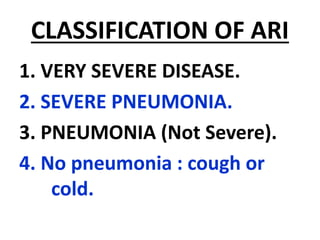 EPIDEMIOLOGY OF ARI | PPTX