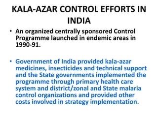 EPIDEMIOLOGY OF KALA AZAR | PPTX