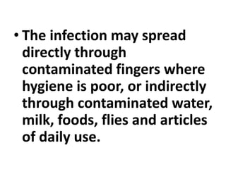 EPIDEMIOLOGY OF POLIO | PPTX