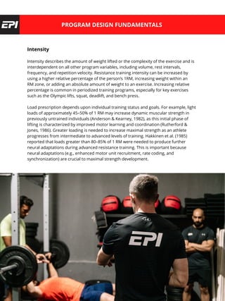 Strength & Conditioning Program Design | PDF
