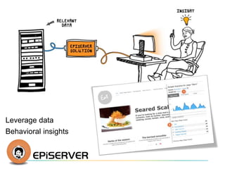 Leverage data 
Behavioral insights 
 