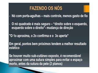 Episiotomia, episiorrafia e suturas