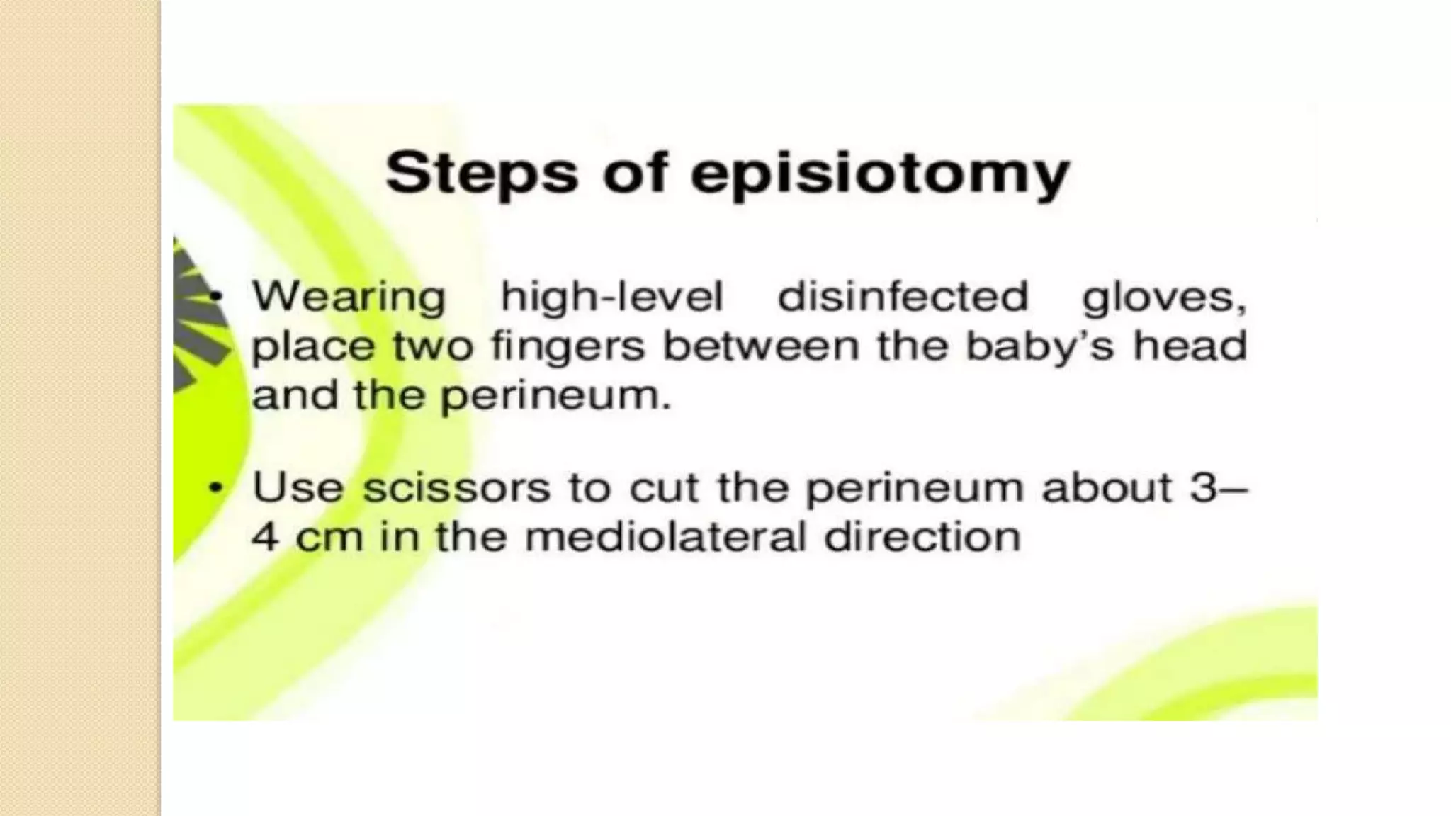 Epizeotomy Episiotomy suture removal care | PPTX