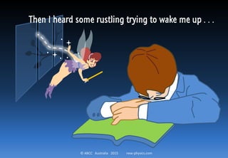 © ABCC Australia 2015 new-physics.com
Something is materializing . . .
 