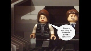 I’m on a
spaceship, in
a corridor.
Bit of a
comedown

 