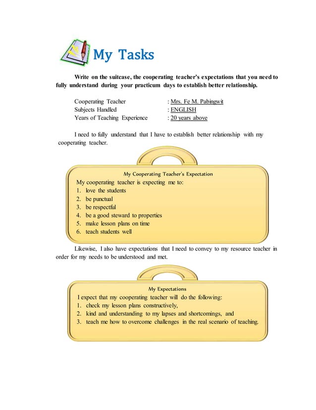 Practice Teaching Portfolio Episode 2 | DOCX