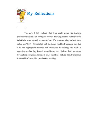 Practice Teaching Portfolio Episode 2 | DOCX