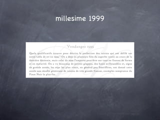 millesime 1999
 