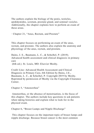 Episodic note Case Study Special Examinations—Breast, Gen.docx