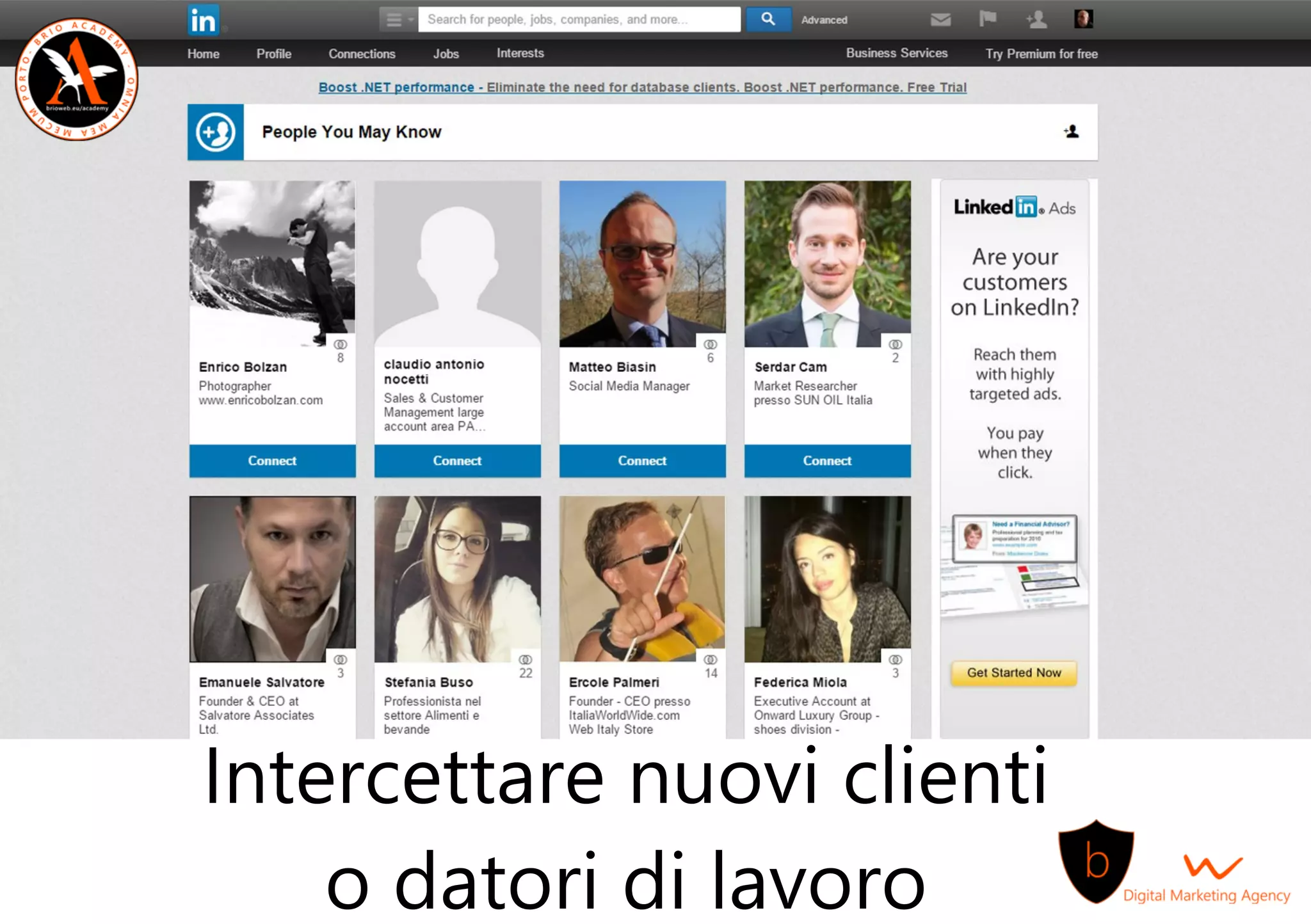 Intercettarenuoviclienti
odatoridilavoro
 