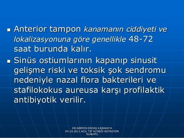 Dimexide ile etkili tamponlar 42