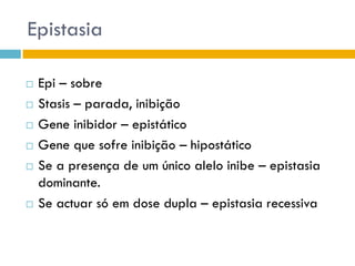 Epistasia