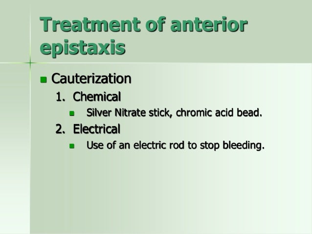 Epistaxis