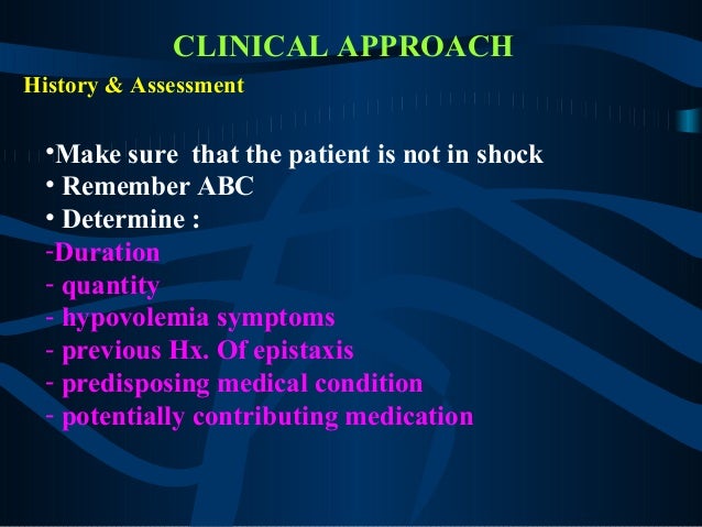 Epistaxis Epistaxis