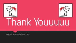 Thank Youuuuu
Made and presented by Basyar Nazri
 