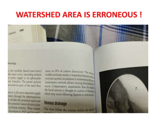 WATERSHED AREA IS ERRONEOUS !
 