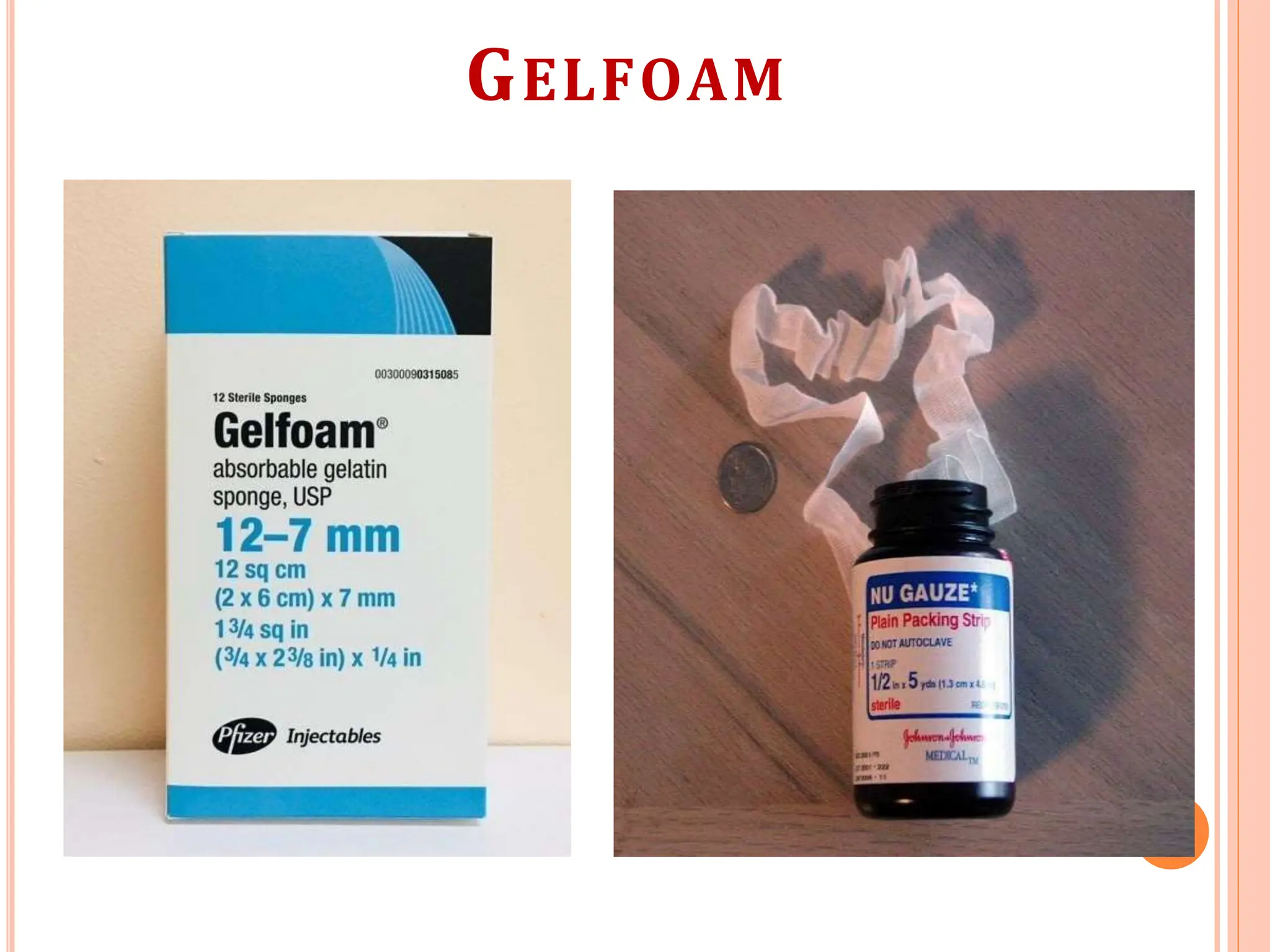 GELFOAM
 