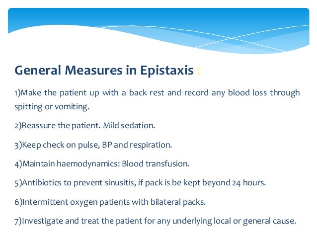 Epistaxis Epistaxis